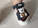 G.duck小黄鸭宝宝鞋子1-3岁男童包头凉鞋学步鞋软底婴儿凉鞋幼儿园2332 黑色 18码 内长13.5cm 实拍图