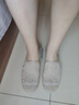 斯凯奇（Skechers）女鞋夏季渔夫鞋单鞋新中式蕾丝平底鞋浅口一脚蹬通勤鞋113025 实拍图