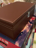 致绪红酒包装盒酒具葡萄酒礼盒皮箱子双支手提皮质装酒箱高档通用 棕色双支（带酒具） 实拍图