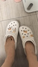 crocs檀健次推荐款经典泡芙洞洞鞋|207521 骨白色-2Y2 39(240mm) 实拍图