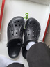 卡骆驰crocs洞洞鞋贝雅男鞋女鞋轻便耐磨一脚蹬拖鞋休闲鞋|10126 黑色-001 44 (280mm) 实拍图