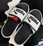 彪马（PUMA）黑白透气魔术贴拖鞋男女家居外穿休闲凉鞋ROYALCAT372280 白-黑色-02 39 实拍图