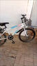 儿童自行车山地车6-7-8-10-12-15岁学生单车变速小孩18寸20寸22寸 标配单速白粉色送礼包 20寸适合身高120-140厘米【约8-12岁】 实拍图