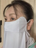JOYTOUR防晒面罩 遮阳面罩 户外骑行运动轻薄透气护颈防晒口罩 冷光灰 实拍图