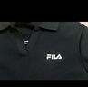 FILA 斐乐官方女子针织连衣裙时尚修身POLO领短袖裙子 正黑色-BK XL (175) 92A 实拍图