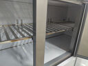 雪花四门冰箱商用六门立式不锈钢冰柜厨房大容量四开门双温冷藏冷冻直冷风冷冰箱冷柜保鲜柜 豪华款六门【全冷冻】一级节能 实拍图