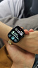 Apple/苹果 Watch Series 10 智能手表GPS款46毫米亮黑色铝金属表壳黑色运动型表带S/M MX263CH/B 实拍图