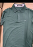 七匹狼短袖T恤男夏季商务保罗衫POLO冰爽抗菌翻领打底衫男装冰丝凉感 豆绿色-5A抗菌冰爽透气 4XL (190) 实拍图