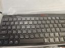联想无线蓝牙双模静音键盘鼠标套装轻薄省电家用办公台式电脑笔记本苹果通用键鼠USB接口无线2.4G 黑色单键盘【双模充电超薄静音版】 实拍图