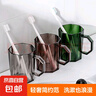 【高透加厚】刷牙漱口杯北欧ins简约轻奢情侣洗漱杯牙刷杯子牙缸 【三口之家】碧玺色+茶晶色+灰晶色 实拍图