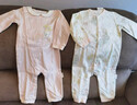 全棉时代双面柔感纯棉婴儿连体衣服新生儿男女宝宝四季 粉+花园80码 实拍图