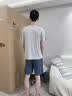 帕兰朵莫代尔睡衣男夏2025款男凉感薄短袖大码家居服套装可外穿XL 实拍图
