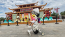 凤凰（Phoenix）遛娃神器0-6岁用凤凰婴儿车双向高景观遛娃神器轻便折叠可坐可躺 彩虹色丨六重减震+双向推行+礼包 实拍图