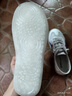 ZHR夏季小白鞋女真牛皮百搭网洞鞋女透气女鞋轻便休闲 A67E 白蓝 37 实拍图