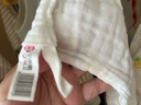 洁丽雅纯棉6层纱布小毛巾3条卡通海洋印花童巾口水巾新生婴儿洗脸洗澡巾 实拍图
