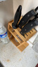 竹韵轩菜刀架刀具架楠竹R型刀架多功能置物架刀座厨房用品置物架子 通风刀架 实拍图