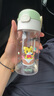 膳魔师巧虎tritan吸管杯幼儿园儿童水杯塑料水壶420ml 绿 实拍图