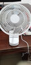 卡西道夫小风扇家用电扇小型usb小电风扇摇头台式卧.室宿舍轻音带电池可充电插电式迷你便携型夹扇办公用 【可蓄电+定时】15面宽 角度任调 【送 Type-C数据线】 实拍图