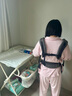 ERGObaby二狗背带婴儿抱娃神器四季透气外出旅行遛娃神器breeze解放双手 Deluxe石墨灰+口水巾 实拍图