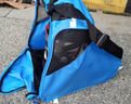 迪卡侬（DECATHLON）轮滑包儿童溜冰鞋轮滑鞋专用包收纳包速滑鞋滑轮包袋子IVS3 太平洋蓝30L 实拍图