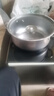 【限时抢购】304不锈钢蒸锅汤锅加厚煮面小奶锅小煮锅泡面辅食锅 20CM双柄 20cm 实拍图