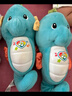 费雪（Fisher-Price）生日礼物儿童玩偶小海马哄睡安抚新版声光安抚海马（蓝色）GCK71 实拍图