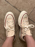 匡威（Converse）官方 1970S男女经典低帮帆布鞋米白色162062C 162062C/米白色 38 实拍图