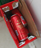 燕京啤酒 吉祥红8度啤酒500ml*12听  整箱装 心想事成红罐 现货热卖 实拍图