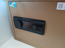 虎牌保险柜家用办公小型指纹密码免钥匙保管柜全钢防盗床头保险箱可入墙入柜 博瑞系列 35cm 咖啡金 实拍图