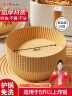 美进家空气炸锅专用纸烤箱吸油纸托加厚食品级硅油纸烘焙纸垫 大号圆形 实拍图