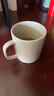 无印良品（MUJI）炻瓷 马克杯 家用水杯 陶瓷杯 咖啡杯 办公室 米灰色  500ml 实拍图