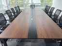 YOE.FTY会议桌长方形大型会议长桌培训桌长条办公桌工作台小型会议室桌椅 6.0*1.4米会议桌 实拍图