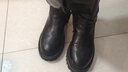 ZHR长靴女高筒骑士靴女秋冬款粗腿不过膝加绒加厚保暖显瘦显长筒靴子 AW85A 黑色(加绒) 36  实拍图