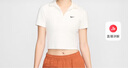 耐克(NIKE)女短袖T恤 POLO衫 运动休闲 简约时尚 DV7885-133白M 实拍图