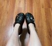 卡骆驰（crocs）女鞋厚底云朵洞洞鞋户外休闲时尚一脚蹬沙滩鞋 206750-001 36-37 实拍图