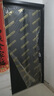 欧帝乐（OUDILE）加厚锌合金甲级防盗门入户门+航空铝箔填充+智能门指纹锁子母门 机械锁 1970/2050*960/860 实拍图