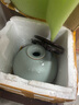 九藏尊品 景德镇陶瓷器仿古花瓶影青釉官窑裂纹客厅家居装饰工艺品摆件 影釉冰片石榴瓶（高20㎝宽22㎝） 实拍图