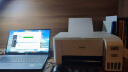 爱普生（EPSON）打印机家用小型 L3251 L3253 彩色照片喷墨仓式连供A4手机电脑无线扫描复印一体机作业试卷学生用 【官配款】L3251白色（无线打印扫描三合一） 畅打套餐(机器自带1套+随 实拍图