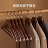 左转角衣架实木衣服架木质衣架挂衣服木制大衣架无痕衣挂西装衣服撑子 实拍图