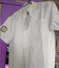 凡黛克餐饮厨师工作服男短袖套装夏季薄款酒店饭店食堂后厨服装定制长袖 麦穗短袖白色 175/XL 实拍图