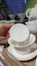 京东京造茶杯茶具 羊脂玉陶瓷功夫茶具三才盖碗马蹄杯主人杯礼盒150ml 实拍图