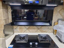 海尔变频静音抽油烟机燃气灶具套装30m³超大吸力顶侧双吸式吸油烟机家用三件套二件套 【聚能烟灶套装B】烟机+灶具（Q2BE56） 实拍图