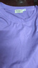 2025年新款夏装纯棉短袖t恤韩系宽松圆领休闲薄款大码上衣体恤衫 浅紫【纯色】 XL 【建议115-125斤】 实拍图