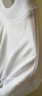 拇指白小T二代白色短袖T恤男女春夏三防纯棉白小丅打底衫上衣 白色女款 2XL 实拍图
