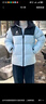 骆驼羽绒服女冬季新款热反射升温保暖加厚连帽面包服短款外套 734CA6B605C4，幻影黑/砚墨灰 有袖标 XL 实拍图