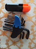 正泰六角扳手内六角全套 六边形螺丝刀套装加长梅花内六角扳手合金钢 黑(短款平头)9件套卡装+加力棒 实拍图