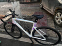 佳沃JAVA鱼雷6公路自行车双油压碟刹桶轴24速弯把破风单车SILURO6-TOP 【桶轴版】亮光白紫 【520 L】建议身高：177-183(cm) 【禧玛诺R7120】-24速 实拍图