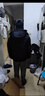杰克·琼斯（JACK&JONES）男装冬季新款短款男士羽绒服加厚连帽宽松面包服保暖鸭绒上衣外套 黑色E40-1 L 180 实拍图