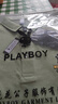 花花公子（PLAYBOY）高档100%纯棉夏季短袖t恤男士高档翻领polo衫透气吸汗休闲上衣 短袖YW7702草绿 2XL 180建议150-165斤 实拍图