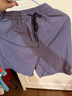 WASSUP HERMU冰丝短裤男夏季薄款速干户外梭织沙滩运动港风休闲潮流直筒五分裤 紫色 2XL （推荐126-144斤） 实拍图